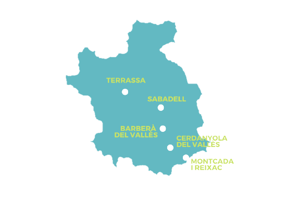 Mapa punts CNO Vallès Occidental